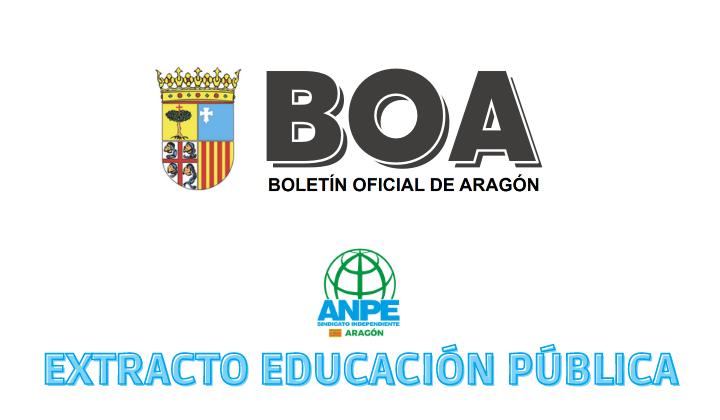 Boletín oficial de aragón